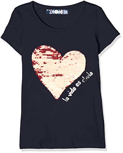 T-shirt Desigual pour fille avec coeur paillettes