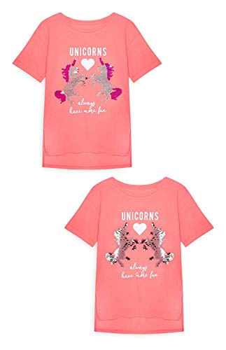 T-Shirt magique fille à paillette réversible Duo Licornes Primark