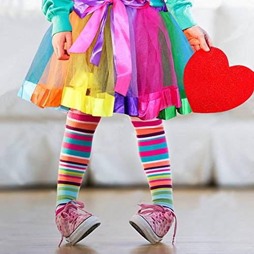 Tutu arc-en-ciel pour fille haut en couleurs !