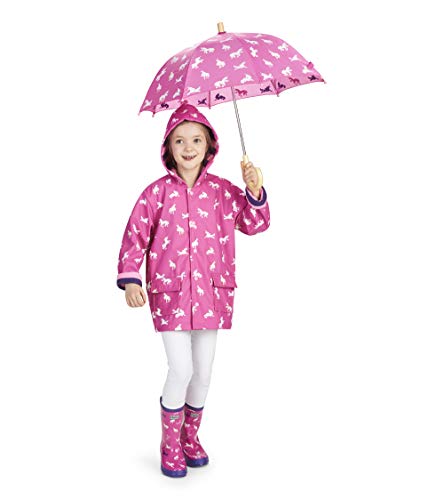 Veste imperméable violette avec licornes pour fille Hatley